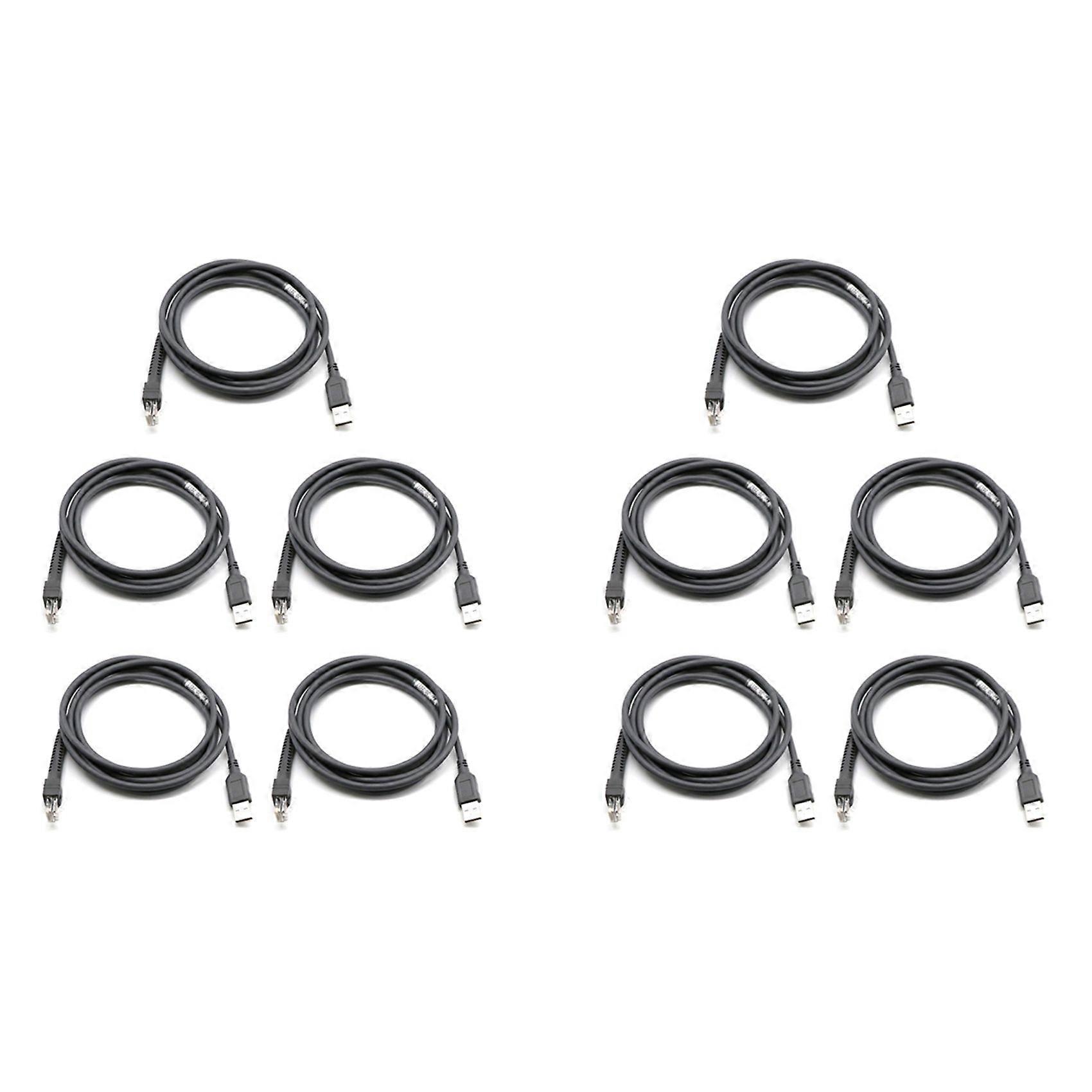 10X Scanner Data Cable LS2208 AP LS4208 DS9208 Barcode Scanner USB Port Data Cable