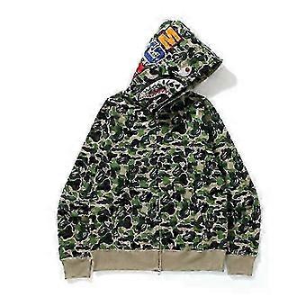 Haai afdrukken Nieuwe herfst herenkleding Europese en Amerikaanse pullover hoodie jas Fashion Trend Zipper Hoodie Cute Streetwear Y2k