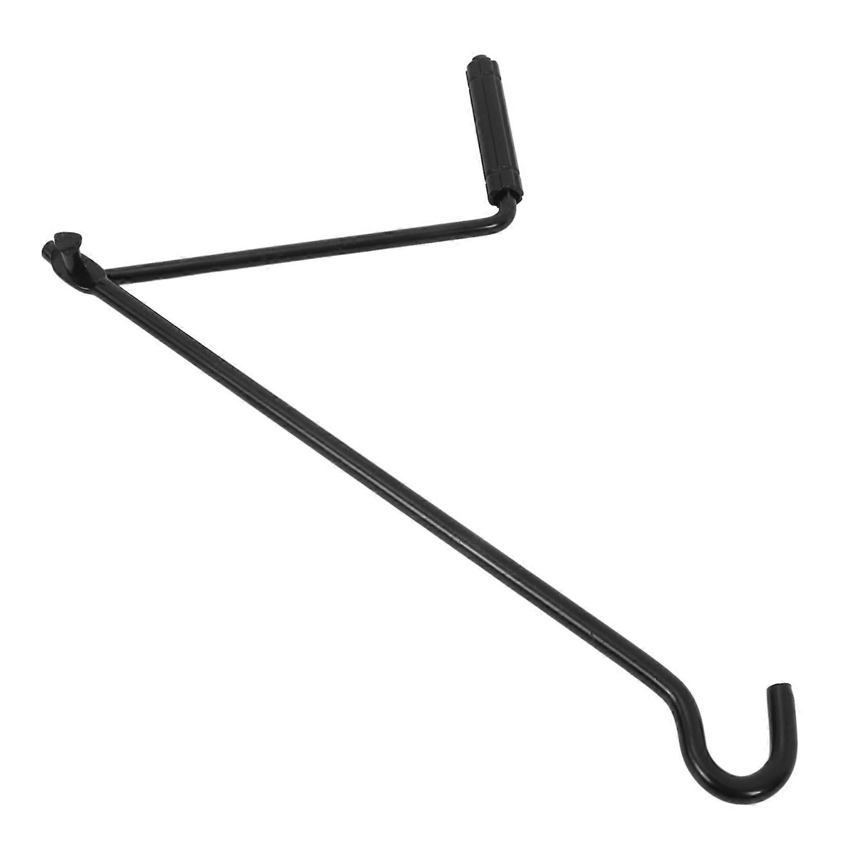 Car Jack Handle Replacement with Straight Hook Rod, Compact Foldable Scissor Jack Crank for Quick Tire Change