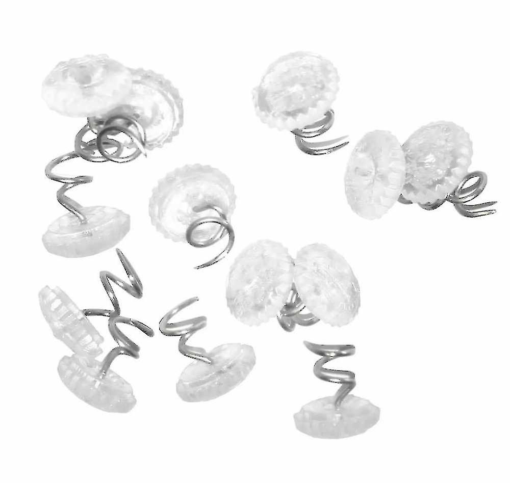 100 Pcs Clear Heads Twist Pins For Upholstery