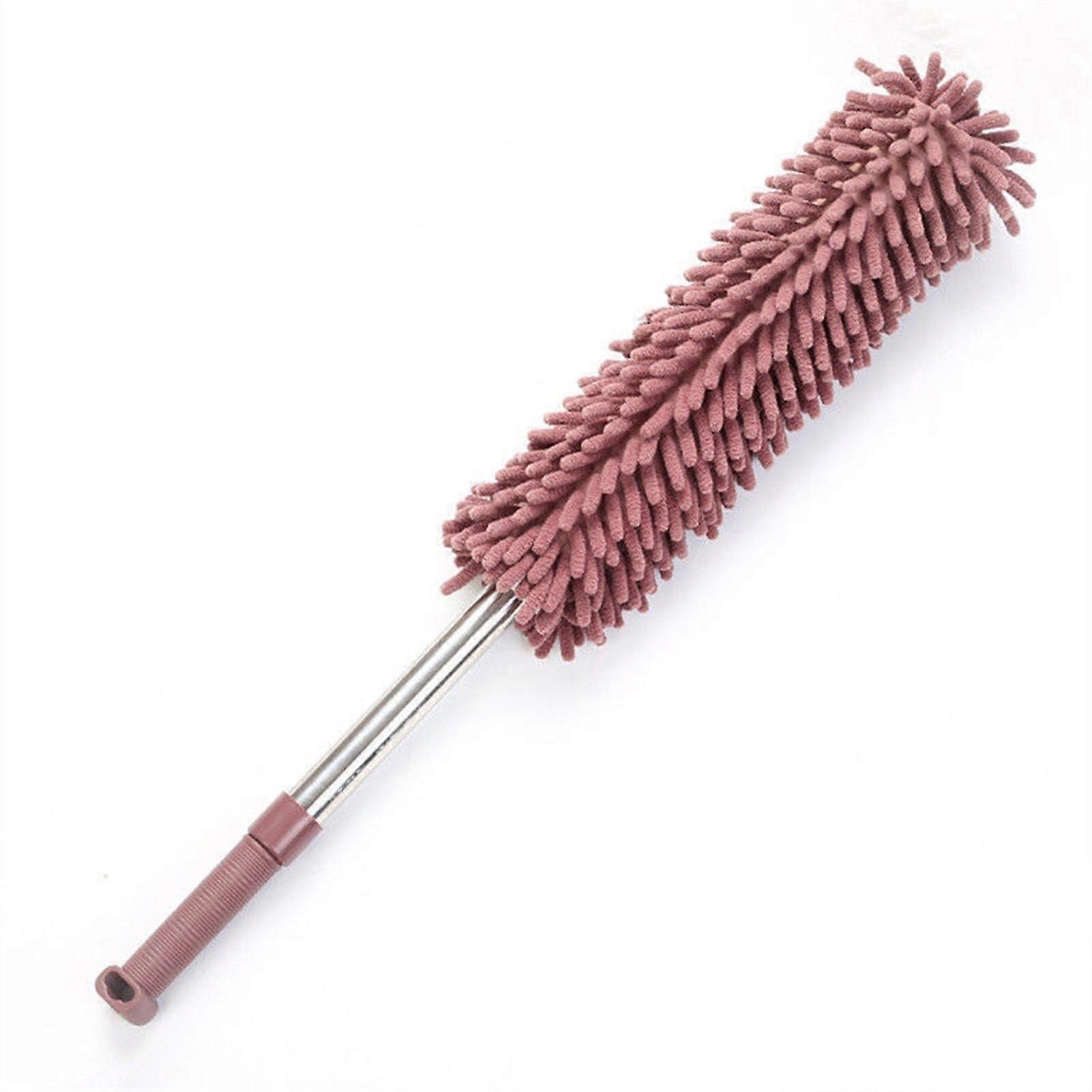 Microfiber Telescopic Duster with Adjustable Extension Pole and Flexible Head for Home and Car