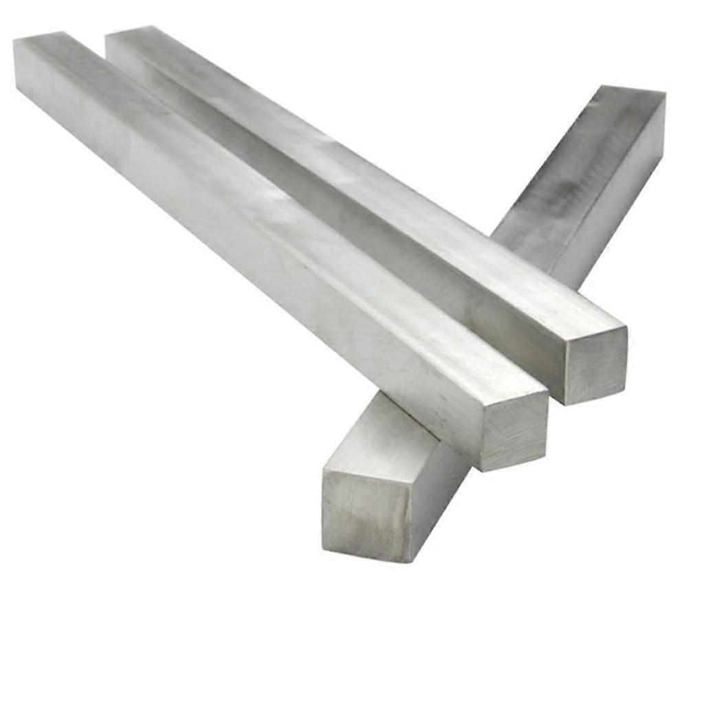 304 Stainless Steel Square Rod 20mm x 100mm Solid Bar, Smooth Finish,  Durability 1pc