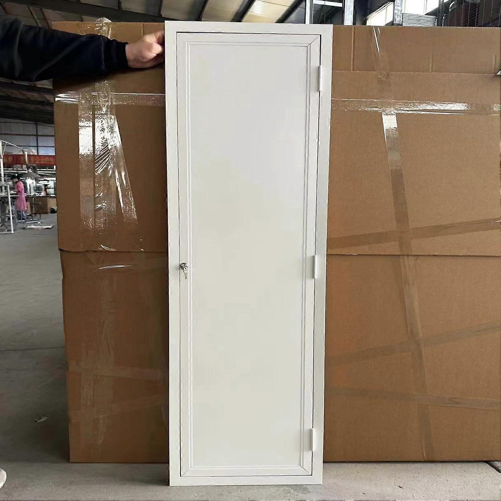 Lockable Drywall Access Panel 16x51 Aluminum Ceiling and Wall Door with Key for Secure Attic