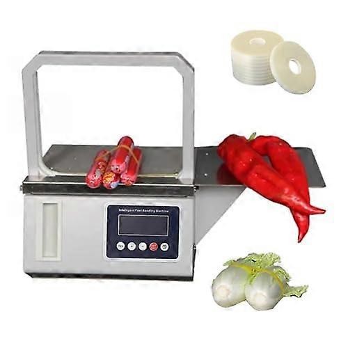 Automatic Strapping Machine 11mm Tape with Fast Induction Cycle and Adjustable Tension for Banknotes and Essentials