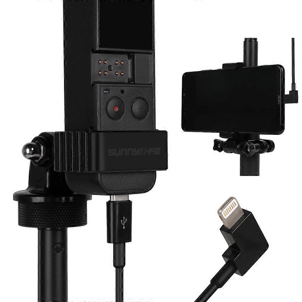SUNNYLIFE Type-C to Lightning Adapter Cable Data Sync Cable for DJI FPV V2/Mini 2/Pocket 2/Osmo Pock