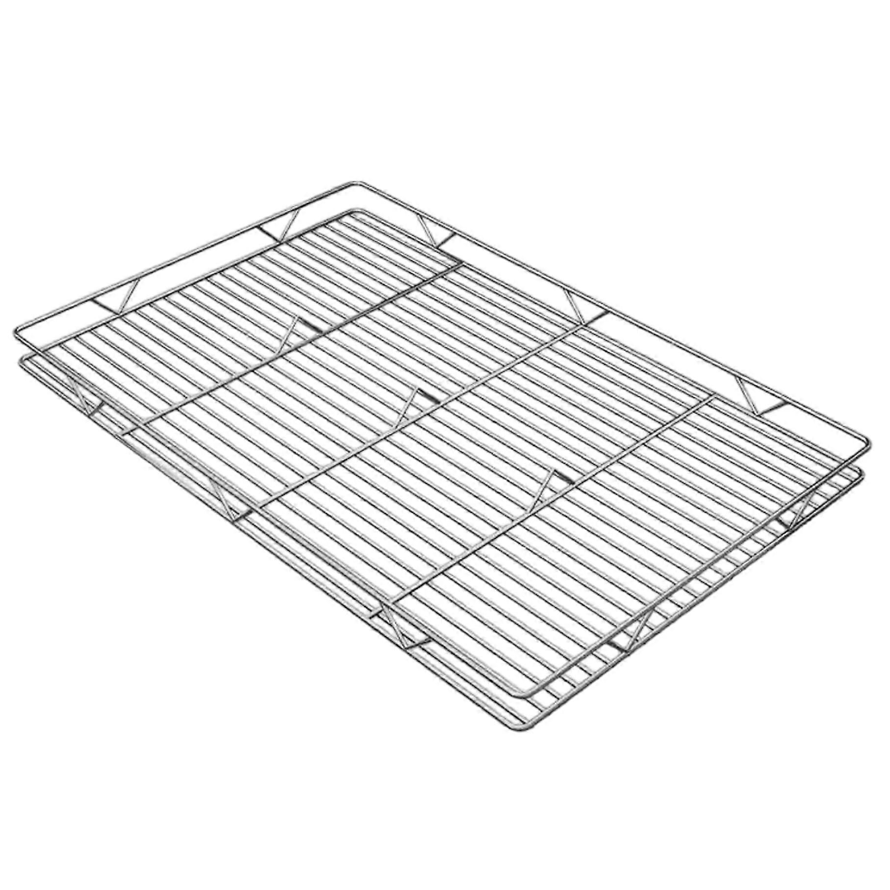 Stainless Steel Grill Grate 20x16 Rectangular Cooling Rack for Baking Roasting and Grilling
