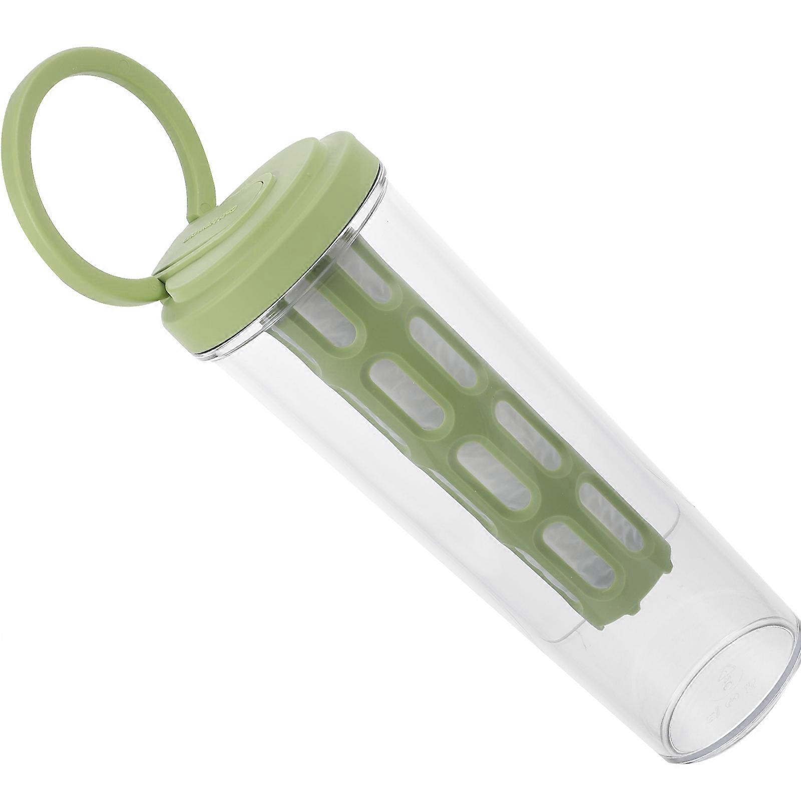 Cold Water Pitcher Plastic for Storage with Strainer Green Color