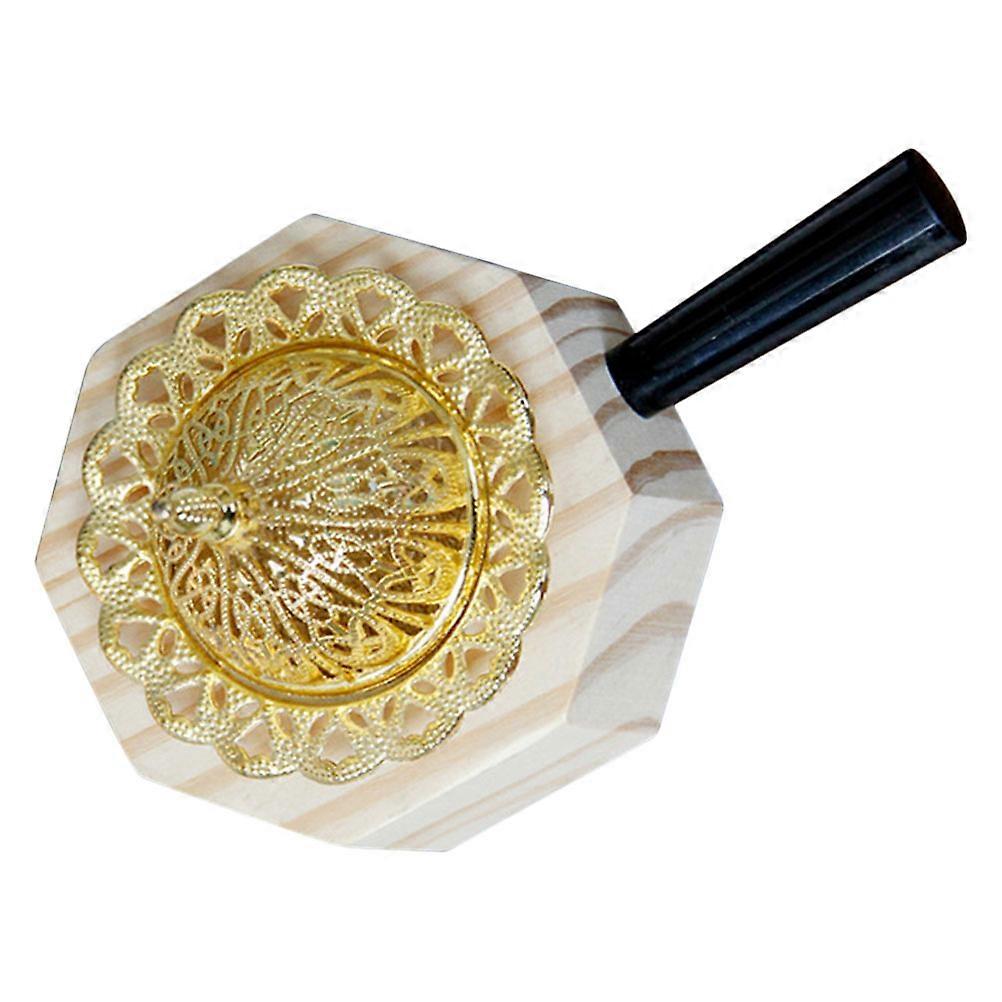 Wood Handle Incense Burner for Decorative Use with Fine Craftsmanship