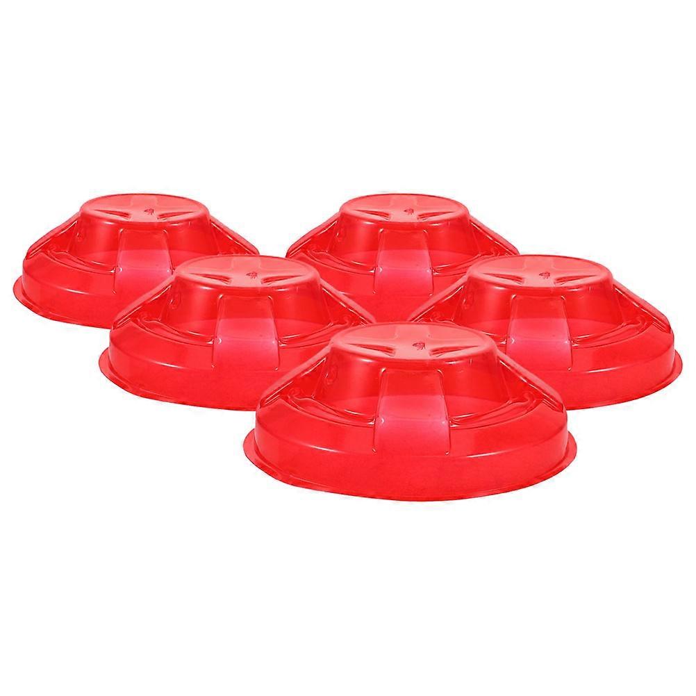 Detector Protector Plastic Cover for Fire Alarm 20Pcs Red Guards