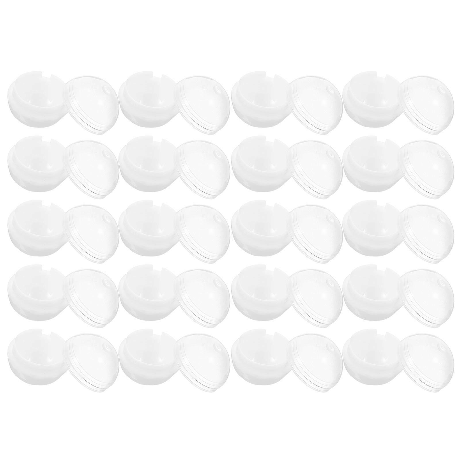 Plastic Capsule Balls Mini Capsule Balls for Craft Projects 20Pcs Multi Color