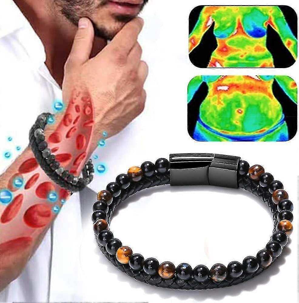 Humanic+pro Maxhematie Beaded Bracelets,humanic Maxhematie Beaded Bracelets,titaniumion Therapy Bangle