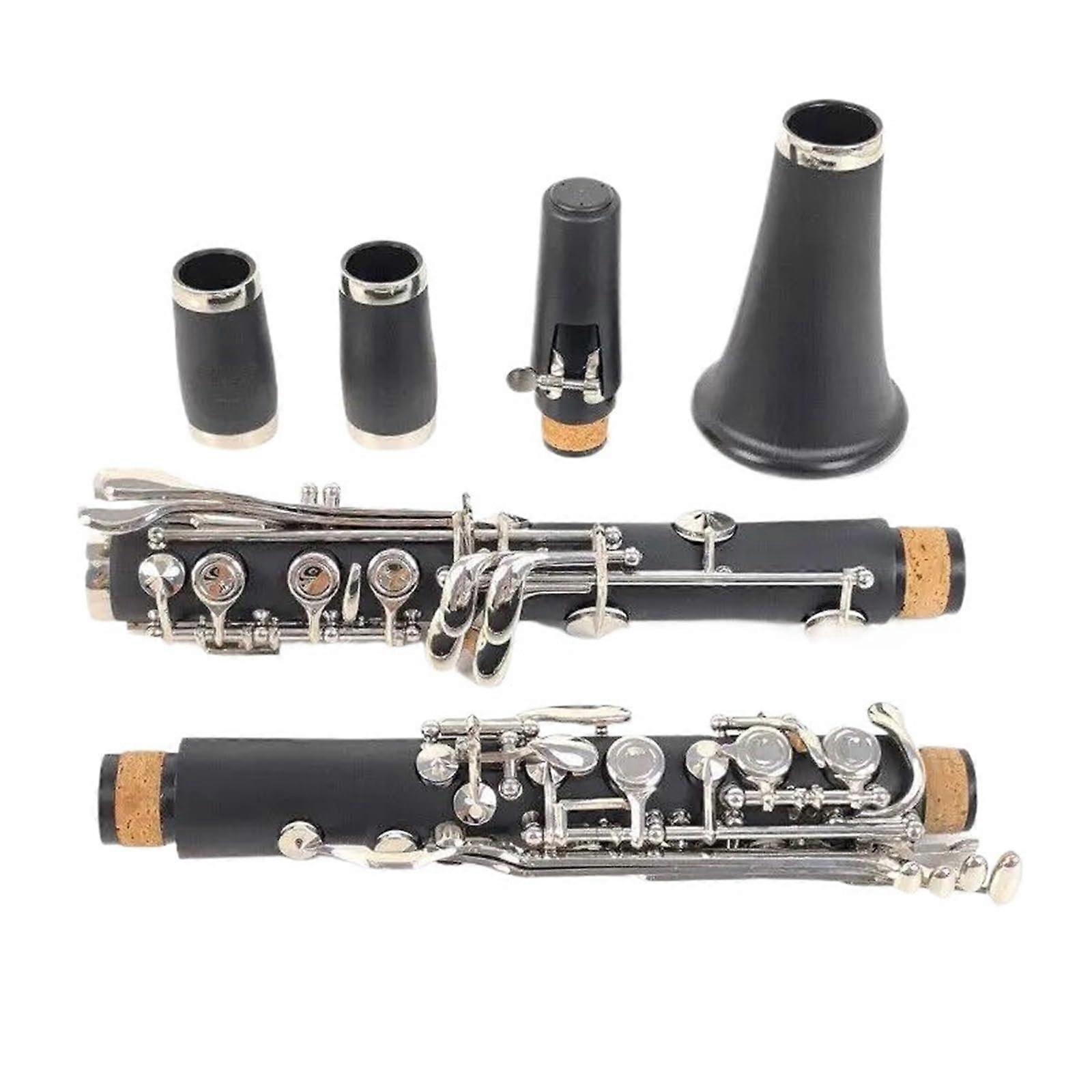 B Flat Clarinet for Beginners with Durable Nickel Keys and Fast Key Response