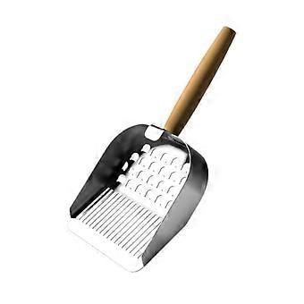 Large Stainless Steel Cat Litter Scoop with Ergonomic Comfortable Grip for Kitty Litter Cleaning