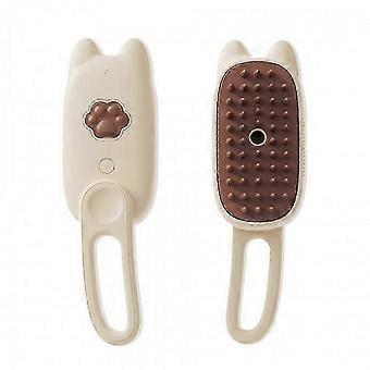 Steamy Pet Cat Brush Electric Anti-splashing Brush With Nano Steam Spray compatible with Massage Pet Grooming Comb
