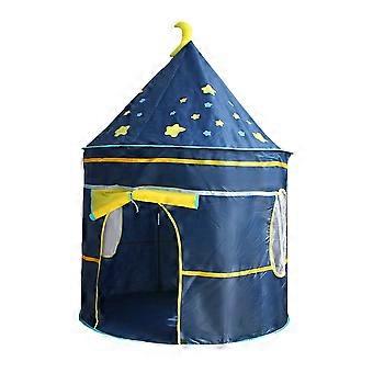 Tenda de Brincar Infantil Castelo Casinha para Uso Interno Azul