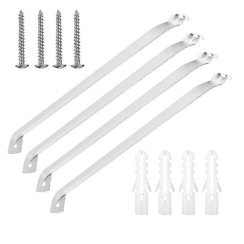 4pcs Closet Shelf Brackets, Support Brackets compatible with Wire Shelving