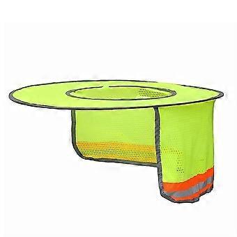 Prevent Bask Cover Helmet Sun Shade Hard Hat Neck Shield with Reflective Stripe-nbh