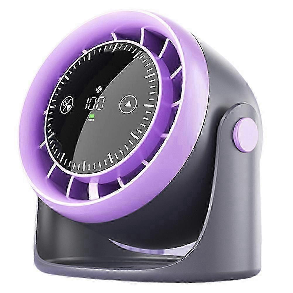 Touch Screen Desk Fan Multi-Speed Adjustable with Digital Display