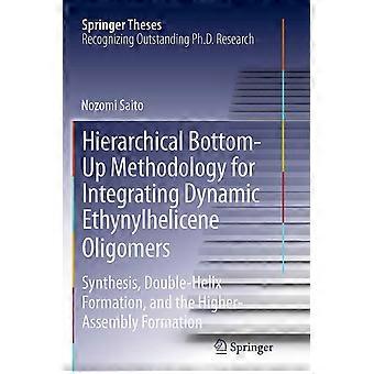 Hierarchical bottom-up methodology for integrating dynamic ethynylhelicene oligomers synthesis, double helix formation, and the higher assembly format