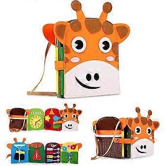 Busy Board Montessori Toys for 1 Year Old Boys Girls, Sensory & Educational Toy for Toddlers, Travel Toys for Plane Car,Engaging Gift
