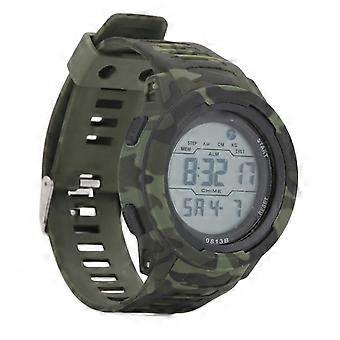 DTCY Men Digital Sports Watch 50m Waterproof Watch with LED Backlight Camouflage Watch for Men 26-27