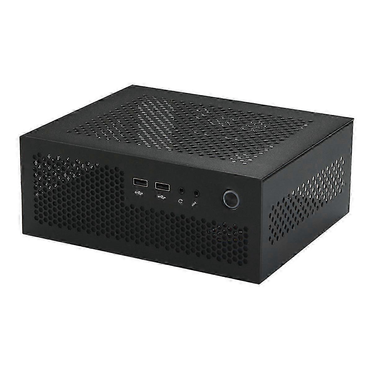 A09 HTPC Computer Case Mini ITX Gaming PC Chassis Desktop Chassis USB2.0 Computer Case Home Computer