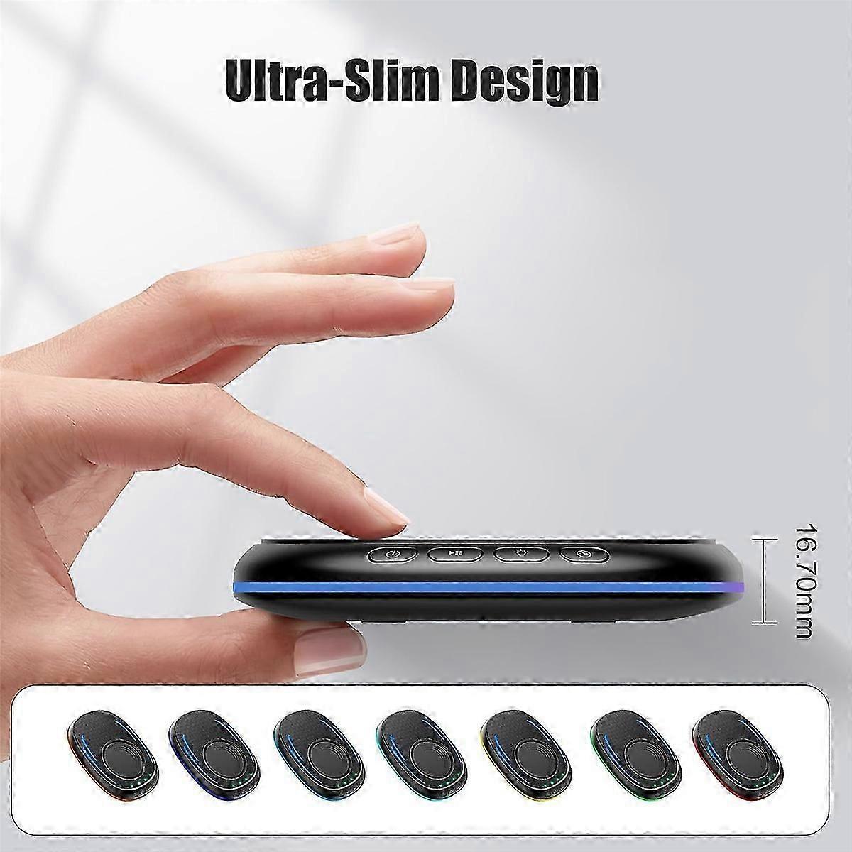 Mouse Mover with Timer, Ultra Slim Silent Linear Motion Jiggler, Keep Computer Active, 4-Hour Countdown, USB Plug and Play