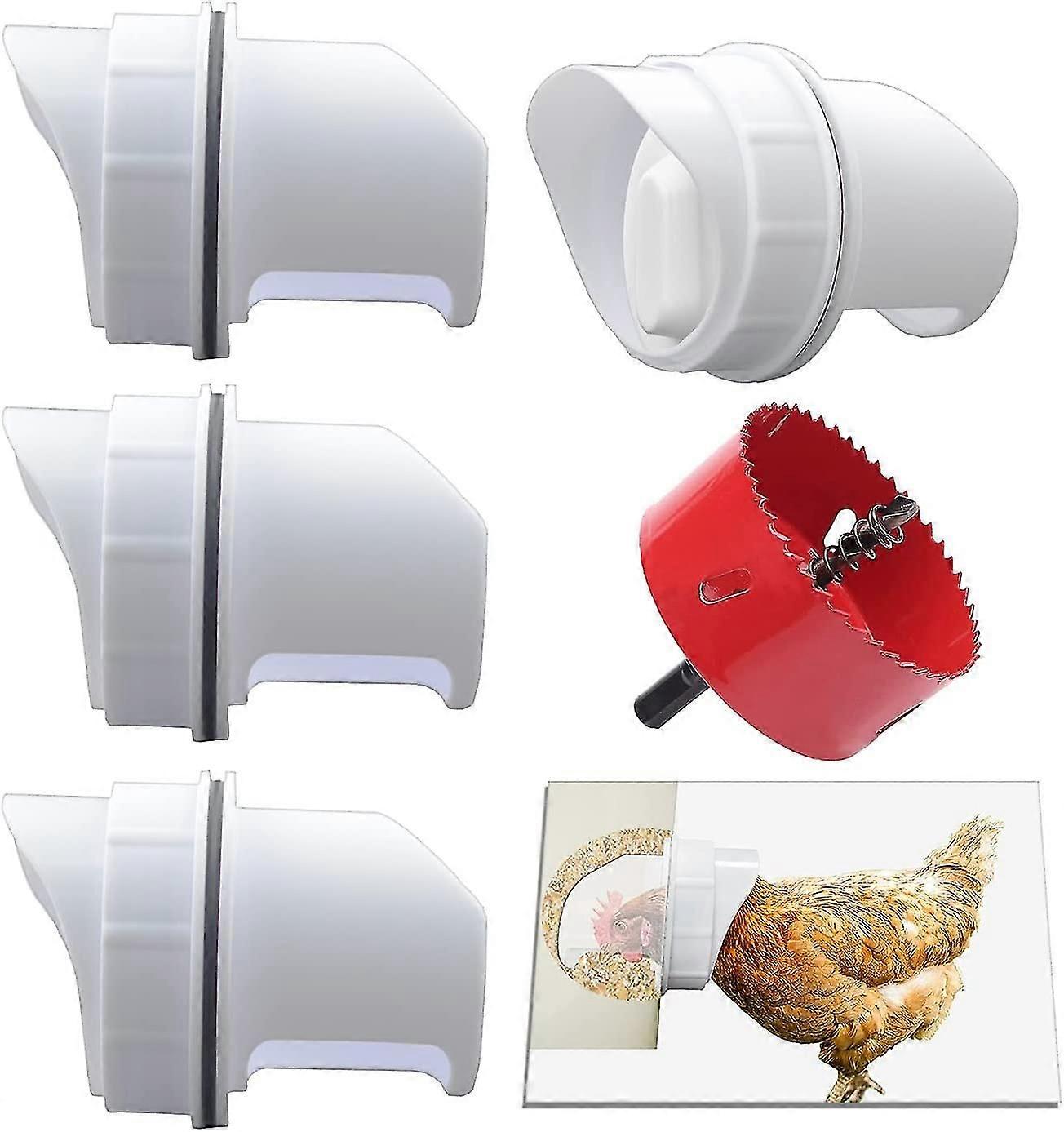 Anti-perching Chicken Trough Feeder