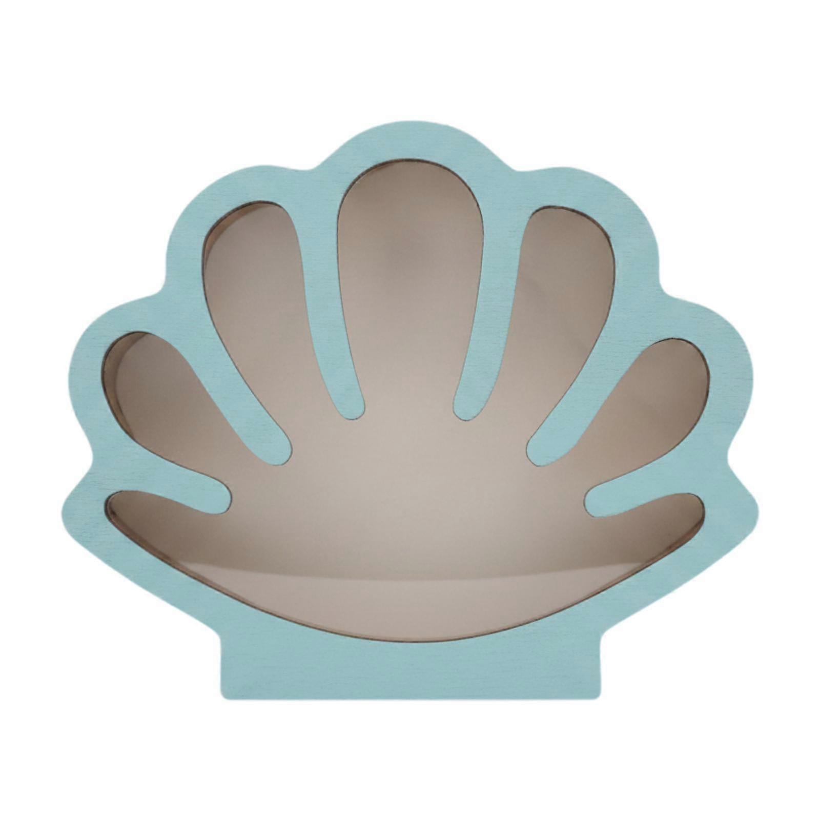 Seashell Display Box with Acrylic Panel Container Storage Box Keepsake Holder