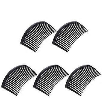 5pcs Plastic DIY Hair Comb Women Multi-functional Hair clip Comb Salon Styling Tools Hair Accessories 23 Teeth Black