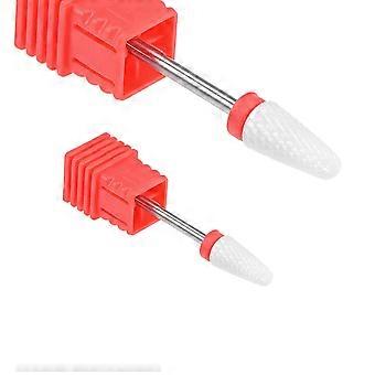 3/32 Inch Ceramic Nail Drill Bit Set Fine Grit for Gel Removal and Acrylic Nails Manicure Pedicure