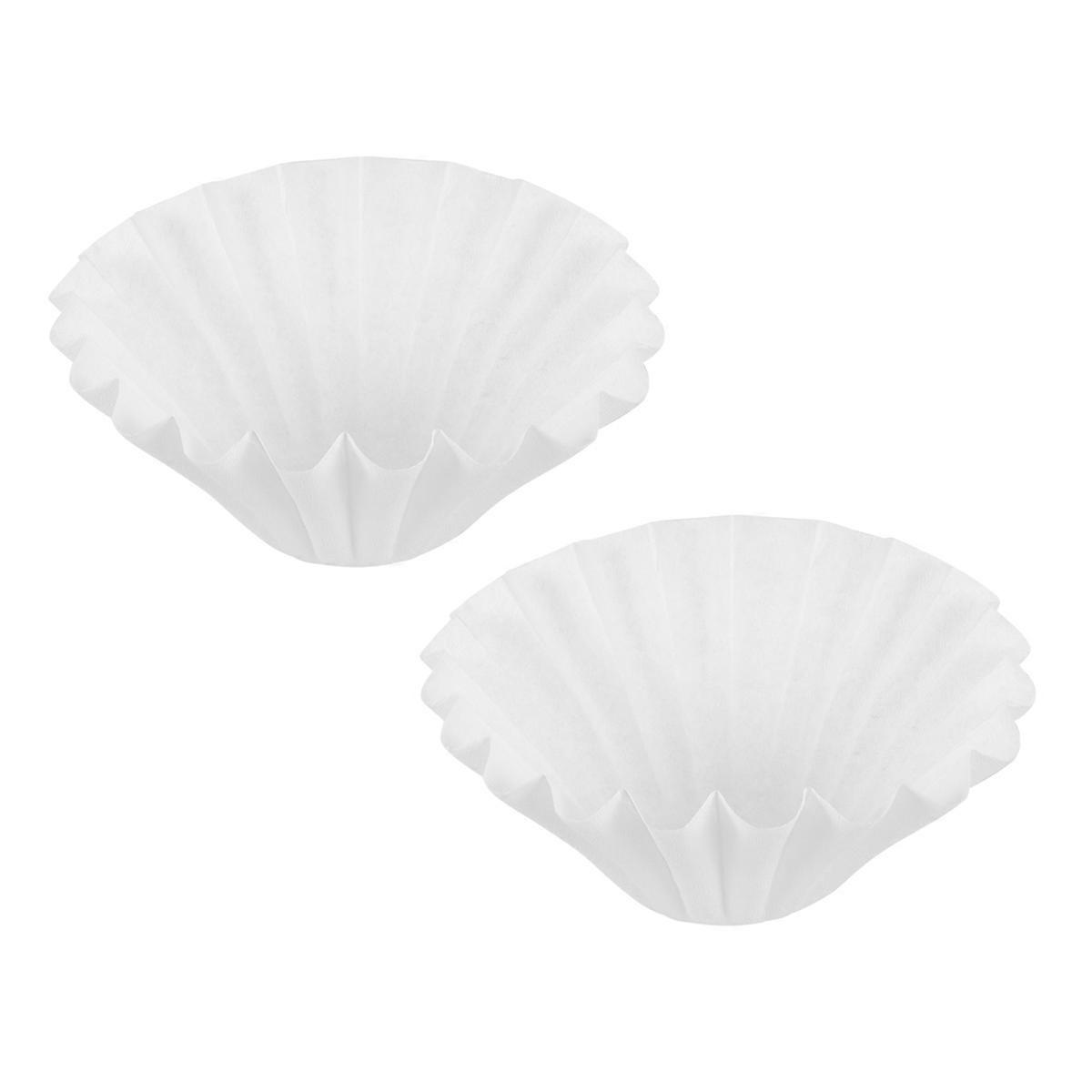 Filtering Paper Coffee Filter Tool for Coffee Machine 50Pcs White Cups