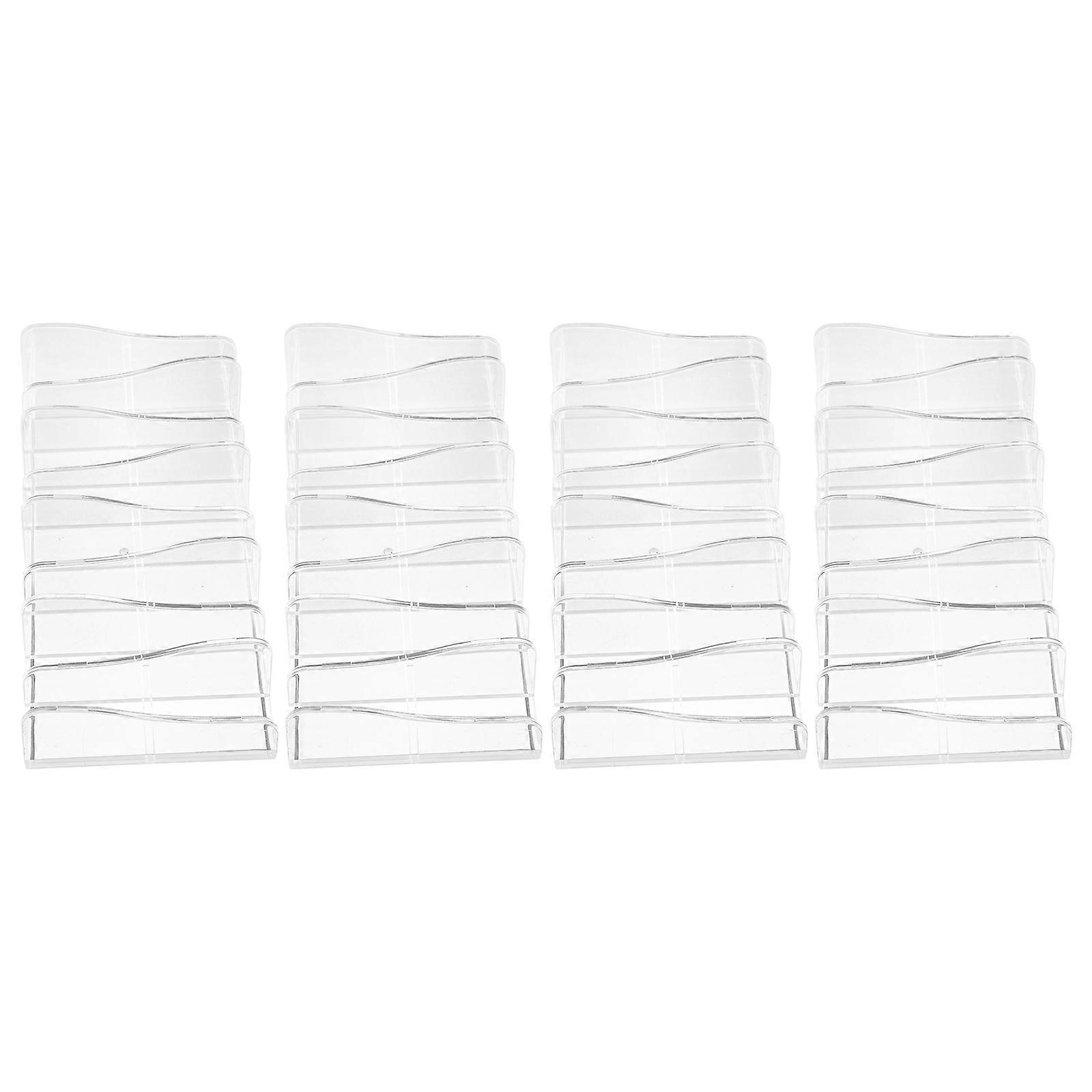 Transparent Eyeshadow Display Rack for Makeup Organizing 4Pcs Set