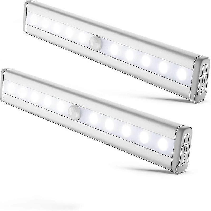 Lot de 2 veilleuses LED pour éclairage de placard.