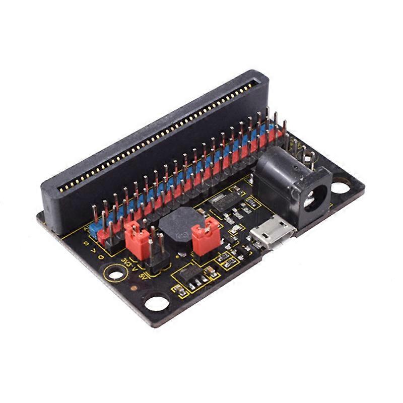 Microsbit IO:Bit Enhanced Learning Expansion Board with Selectable Output, Sound Feedback and Connection Access for Classroom Practice, Coding Work