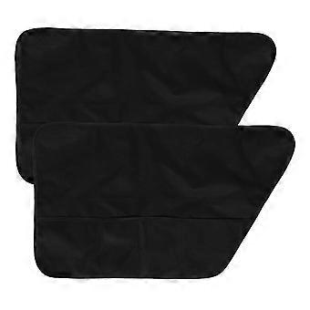 Car Door Protector Oxford Cloth Black for Pet Scratch Prevention 4Pcs