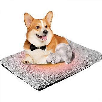 Coussin auto-chauffant pour chats et chiens, couverture thermique confortable et écologique, lavable, antidérapante et imperméable.