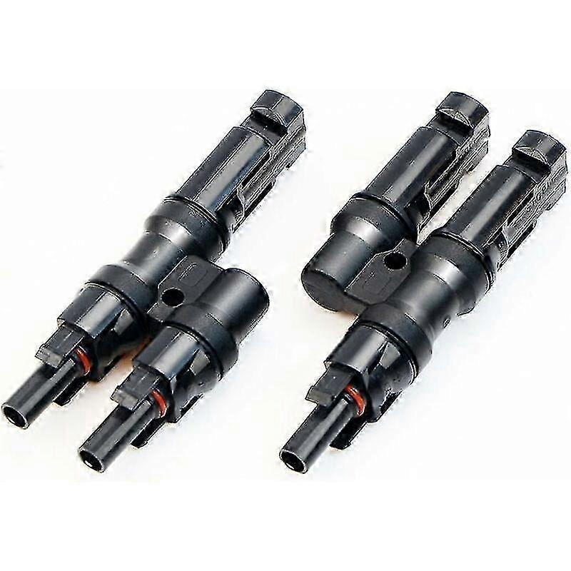 2pcsMMF + FFM Pair Y Connector Plug Connectors for Parallel Connection Between Solar Panels