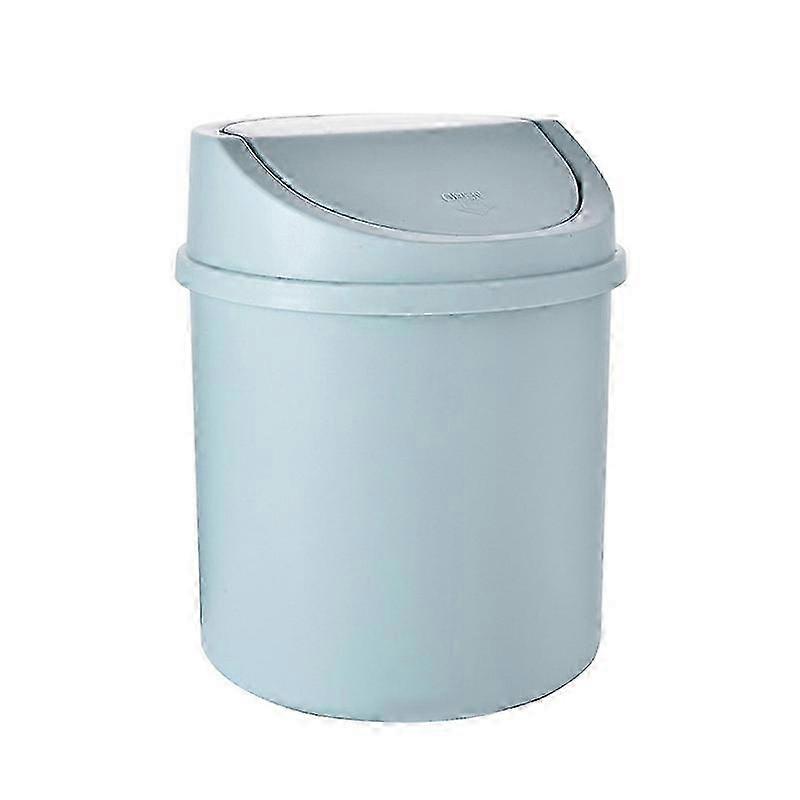 Mini Trash Can Reusable Space Saving PP Plastic Cylindrical Tiny Garbage Can compatible with DesktopP20211224625