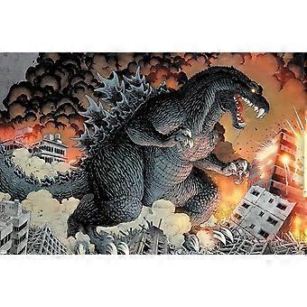 Godzilla: Comic - City Jigsaw Puzzle AD834