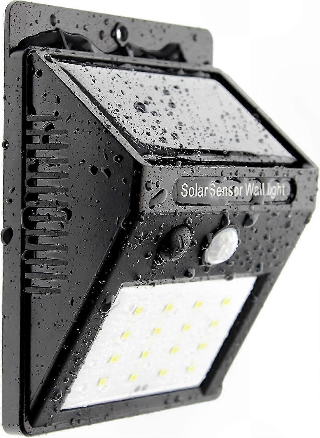 Solar Powered LED Motion Sensor Light with Auto On/Off Function and Energy Efficiency