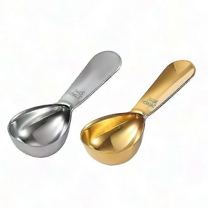 Coffee Scoop - Silver & Gold 30ml (2 Pack)