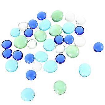 Aquarium Glass Gravels Colorful Decorative Stone Bead Rocks 3Pcs for Craft Projects