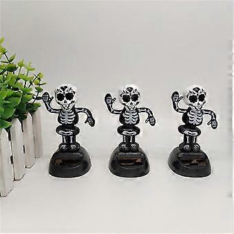 3-Pack Solar Swing Skeleton Decorations