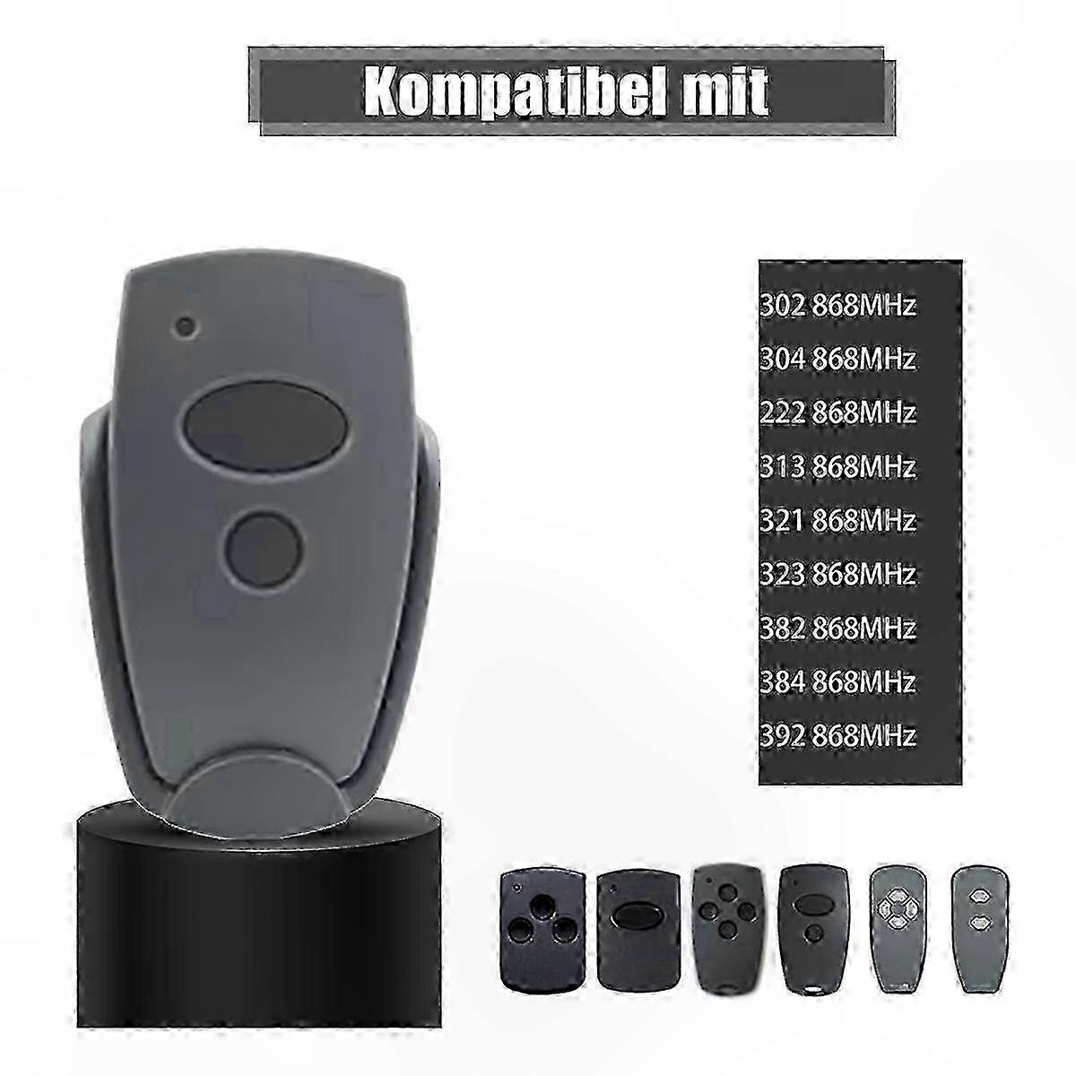 5-Pack 868.3 MHz Garage Door Hand Transmitters-Compatible with Multiple Systems