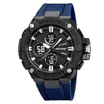 SKMEI 2604 Mote Herre Sport Armbåndsur Alarm Kronograf Stoppeklokke Digital 2 Tid TPU Plastrem Harpiks Skive