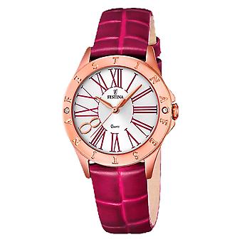 Festina f16930/2 Quartz Analog Women's Watch with Cowhide Bracelet F16930/2