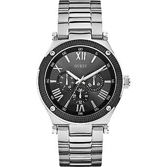 Guess watch s.s.g. Quartz Analog Man Watch with W0246G1 Stainless Steel Bracelet