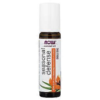 NOW Foods, Essential Oils, Roll-On, Seasonal Defense, 1/3 fl oz (10 ml)