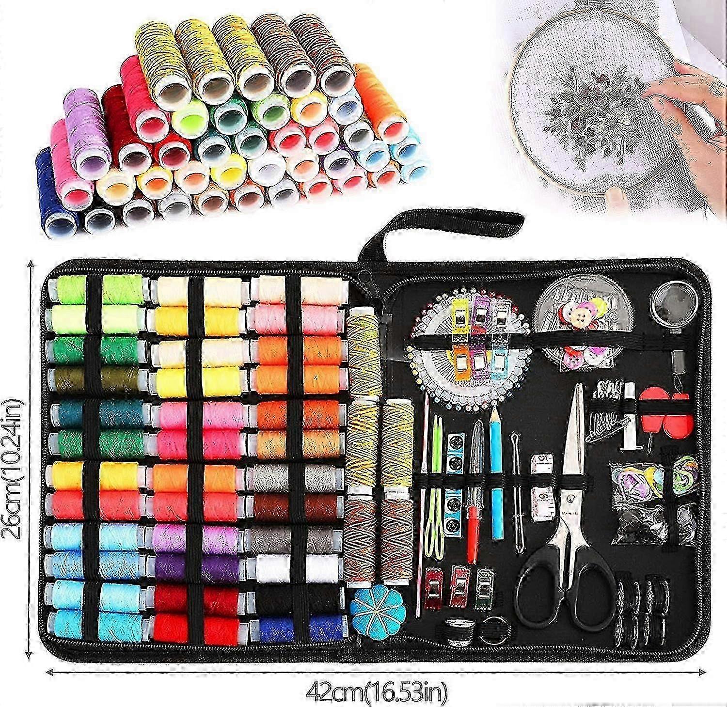 200-Pc Organised Sewing Kit With Secure Box